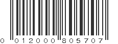 UPC 012000805707