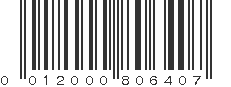 UPC 012000806407