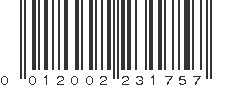 UPC 012002231757