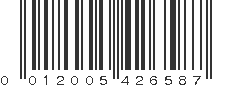 UPC 012005426587