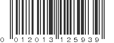 UPC 012013125939