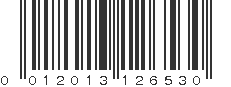 UPC 012013126530