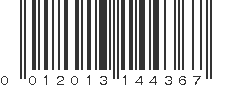 UPC 012013144367