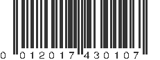 UPC 012017430107