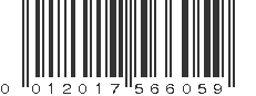 UPC 012017566059