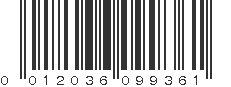 UPC 012036099361