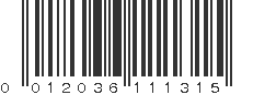 UPC 012036111315