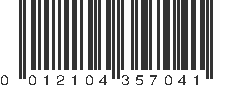 UPC 012104357041