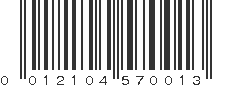 UPC 012104570013