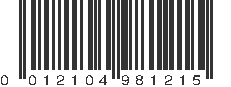 UPC 012104981215