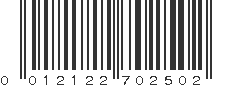 UPC 012122702502