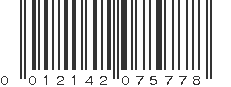 UPC 012142075778