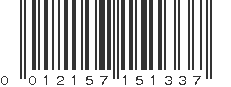 UPC 012157151337