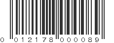 UPC 012178000089