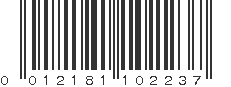 UPC 012181102237