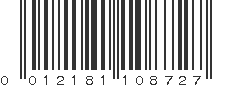 UPC 012181108727