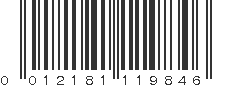 UPC 012181119846