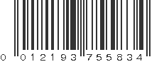 UPC 012193755834