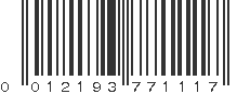 UPC 012193771117