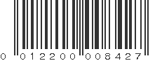 UPC 012200008427