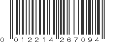 UPC 012214267094