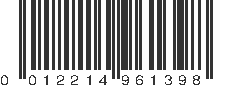 UPC 012214961398