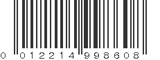 UPC 012214998608