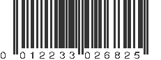 UPC 012233026825