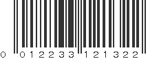 UPC 012233121322