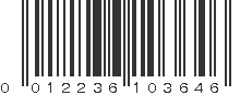 UPC 012236103646