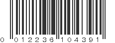 UPC 012236104391