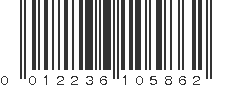 UPC 012236105862