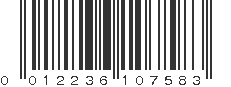 UPC 012236107583