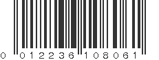 UPC 012236108061