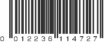 UPC 012236114727