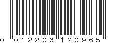 UPC 012236123965