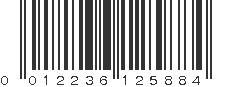 UPC 012236125884