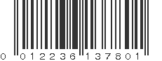 UPC 012236137801