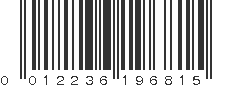 UPC 012236196815