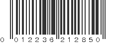 UPC 012236212850