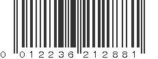 UPC 012236212881