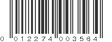 UPC 012274003564