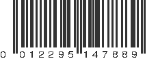 UPC 012295147889