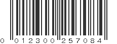 UPC 012300257084