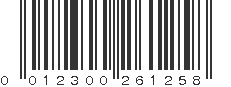 UPC 012300261258