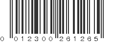 UPC 012300261265