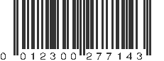 UPC 012300277143