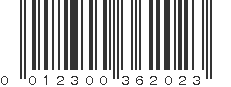 UPC 012300362023