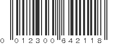 UPC 012300642118