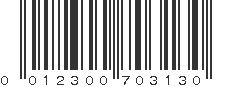 UPC 012300703130